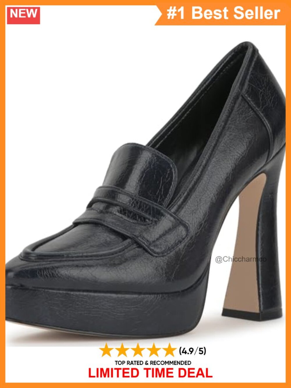 Jessica Simpson Nanelie Platform Loafer Faux Leather Women's Dress Shoe